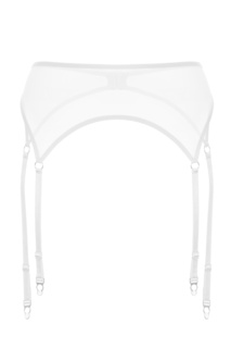 Белый пояс для чулок Garter Belt White Petra