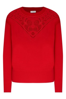 Джемпер с вышивкой и прорезями Sandro