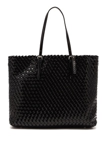 Черная плетеная сумка-тоут Ermanno Ermanno Scervino