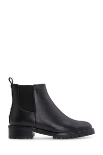 Черные кожаные ботинки с эластичными вставками Portal