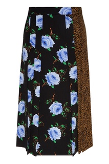 Юбка с цветочным и гепардовым принтом Essentiel Antwerp