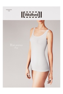 Черный топ на бретелях Wolford