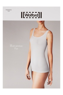 Белый топ на бретелях Wolford