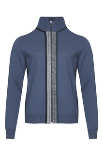 Синий кардиган с отделкой Paul Smith