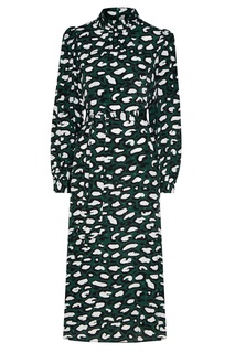 Платье-рубашка цвета бутылочного стекла Essentiel Antwerp