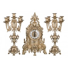 Настольные часы Набор из часов и 2 подсвечников Art 333-097 АРТИ М