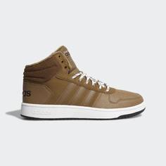 Высокие кеды Hoops 2.0 Mid adidas Performance