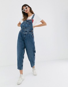 Джинсовый комбинезон с прямыми штанинами Wrangler authentic
