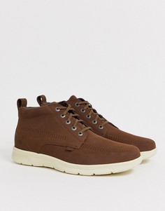 Мужские кожаные ботинки коричневого цвета Kickers kelland
