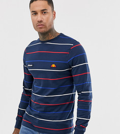 Темно-синий лонгслив в полоску ellesse Lalloro эксклюзивно на ASOS