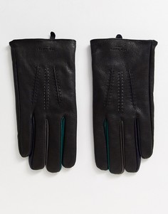 Черные кожаные перчатки Ted Baker Parm