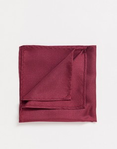 Бордовый платок для нагрудного кармана Twisted Tailor