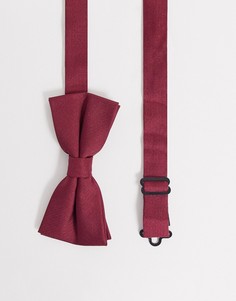 Бордовый галстук-бабочка Twisted Tailor