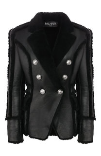 Укороченная дубленка Balmain