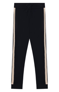 Брюки из хлопка и шерсти Chloé