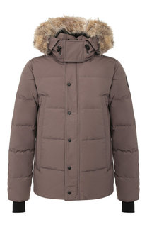 Пуховая парка Wyndham с меховой отделкой Canada Goose
