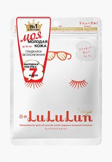 Маска для лица LuLuLun увлажняющая и улучшающая цвет лица Face Mask White 7 125г