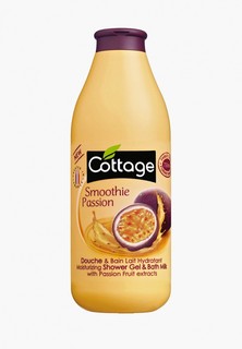 Гель для душа Cottage МАРАКУЯ/Moisturizing Shower Gel & Bath Milk with Passion Fruit extracts 750мл
