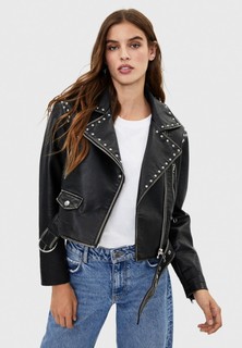 Куртка кожаная Bershka 
