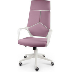 Кресло офисное NORDEN IQ white plastic violet белый пластик/фиолетовая ткань