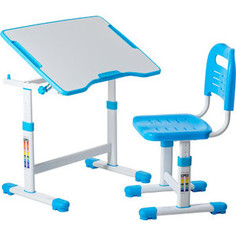 Комплект парта + стул трансформеры FunDesk Sole II blue