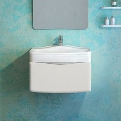 Тумба с раковиной Velvex Iva 60 белый (tpIVA.60-21.21, rkIVA.60-81)