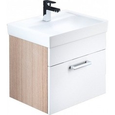 Тумба под раковину IDDIS Mirro 50 белый/дерево (MIR50W0i95)