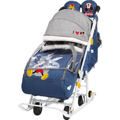 Санки коляски Nika Disney Baby 2 (Микки Маус Темно-Синний)