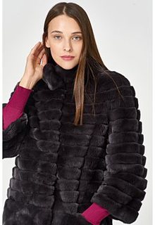 Шуба из меха кролика Virtuale Fur Collection