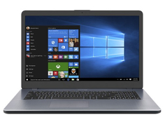 Ноутбук ASUS X705UB-GC316T 90NB0IG2-M03600 (Intel Pentium 4417U 2.3GHz/8192Mb/256Gb SSD/No ODD/nVidia GeForce MX110 2048Mb/Wi-Fi/17.3/1920x1080/Windows 10 64-bit)