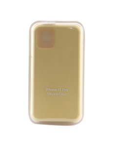Аксессуар Чехол Krutoff для APPLE iPhone 11 Pro Silicone Case Yellow 10912