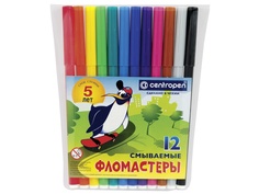 Фломастеры Centropen Пингвины 12 цветов 7790/12