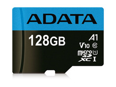 Карта памяти 128Gb - A-Data Premier - Micro Secure Digital XC Class 10 UHS-I AUSDX128GUICL10A1-R
