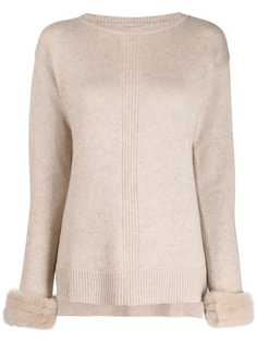 Max & Moi свитер с контрастными манжетами