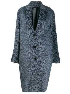 Omc пальто с леопардовым принтом