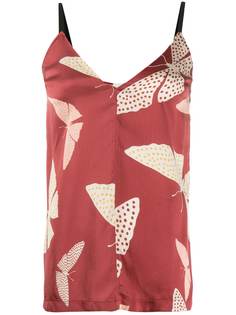 Forte Forte топ без рукавов с принтом