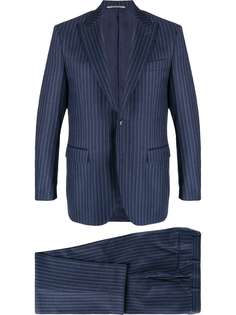 Canali костюм-двойка в полоску