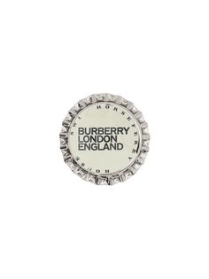 Burberry брошь в виде крышки от бутылки с логотипом