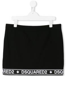 Dsquared2 Kids трикотажная юбка с логотипом