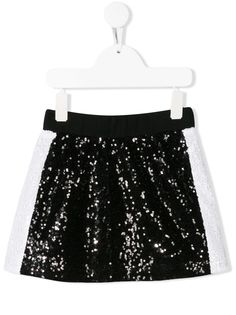 Monnalisa юбка А-силуэта с пайетками