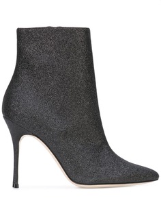 Manolo Blahnik ботильоны с металлическим отблеском