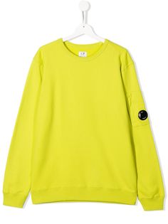 Cp Company Kids джемпер с металлическим логотипом