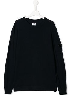Cp Company Kids джемпер с металлическим логотипом