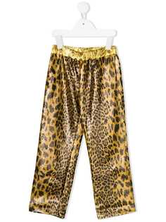 PAMILLA брюки с леопардовым принтом