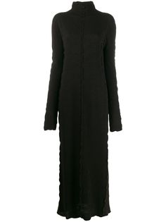 Jil Sander длинное трикотажное платье