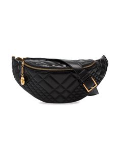 Versace стеганая поясная сумка