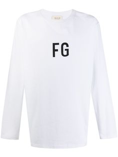 Fear Of God топ с длинными рукавами и принтом FG