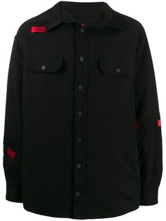 424 куртка-рубашка с логотипом