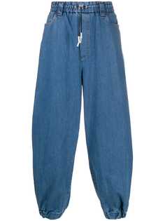 Sunnei джинсы свободного кроя с эластичным поясом
