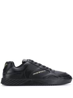 Emporio Armani кеды с тисненым логотипом